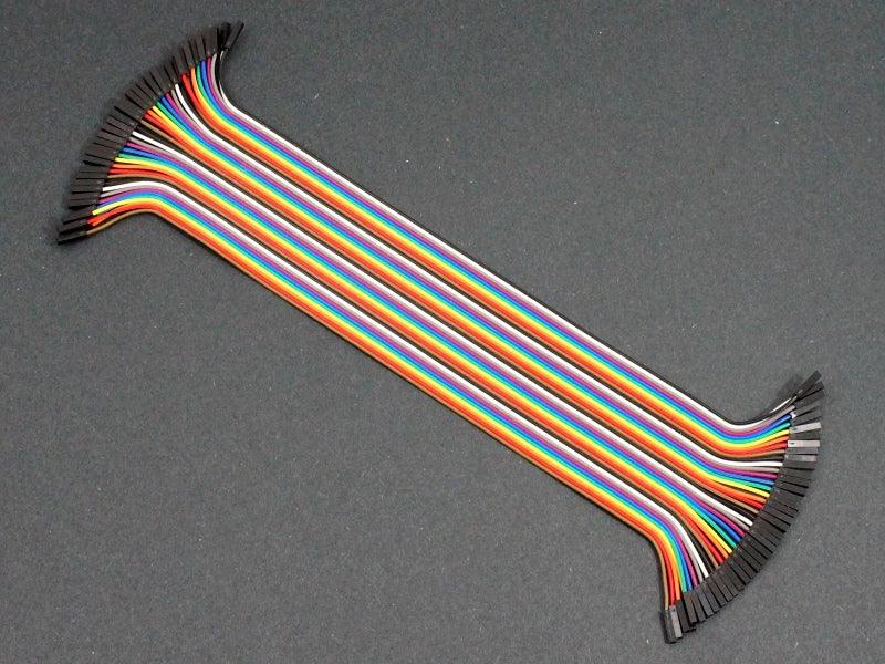 Jumper Wires, Female/Female, 40 Conductors x 12″ (30cm)