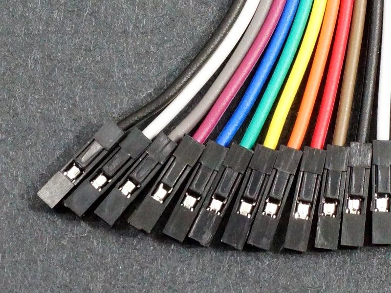 Jumper Wires, Female/Female, 40 Conductors x 12″ (30cm)