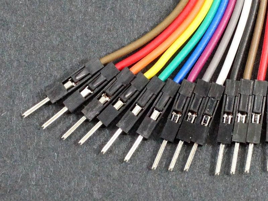 Jumper Wires, Male/Male, 40 Conductors x 12″ (30cm)