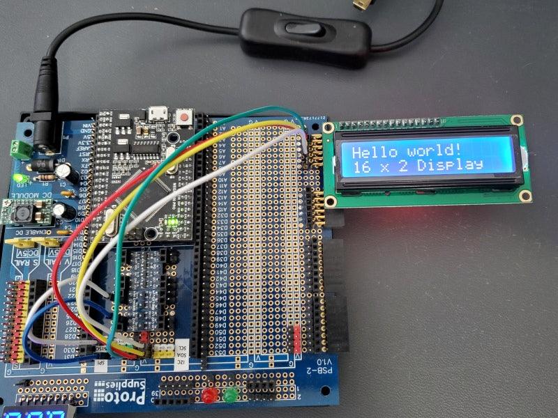 LCD1602 16×2 I2C Blue LCD Display