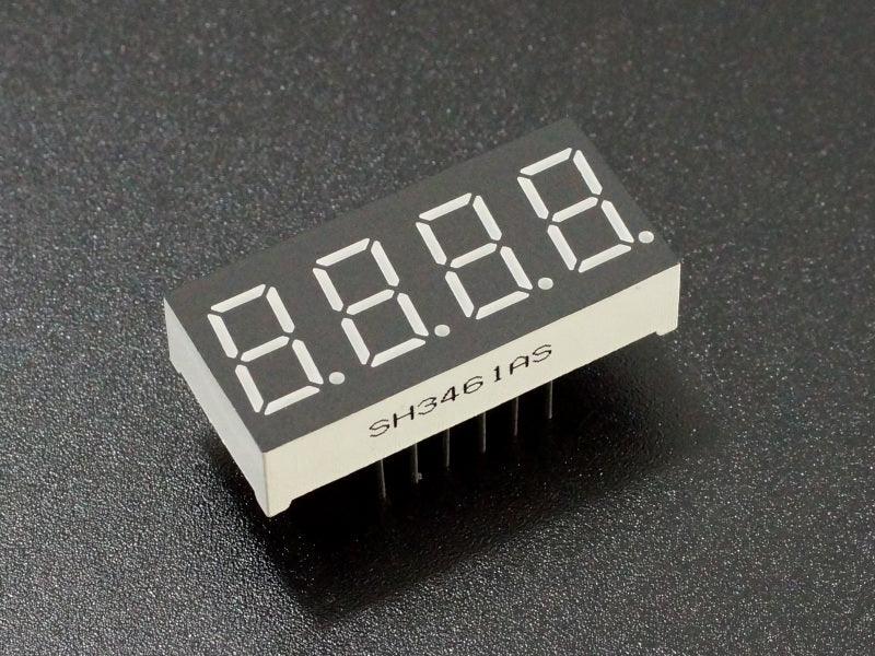 LED 7-Segment 0.36″ CC 4-Digit – Keszoox