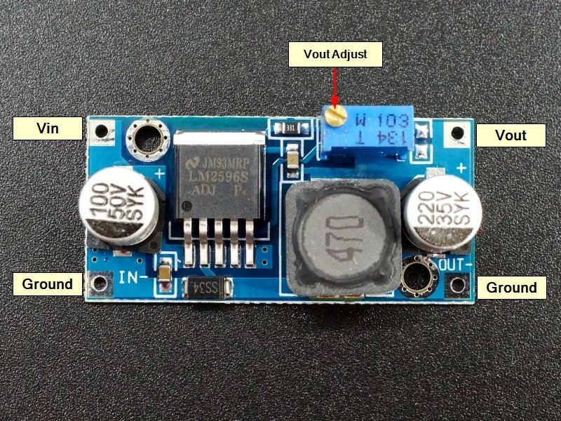 LM2596S Adjustable DC-DC Step-Down Module