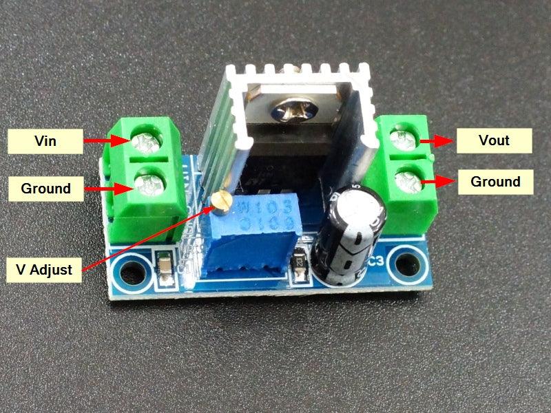 LM317 Adjustable Linear Regulator Module