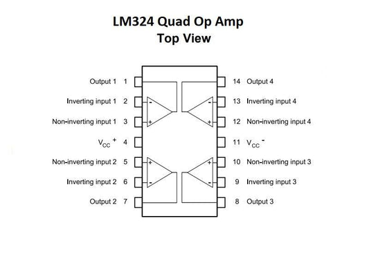 LM324 Quad Op-Amp