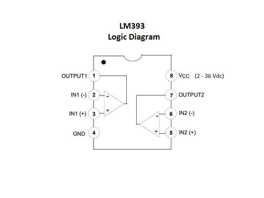 LM393 Dual Voltage Comparator