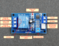 Light Sensitive LDR Relay Module 5V