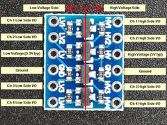 Logic Level Converter 4-Ch Bi-Directional Module