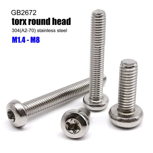 M1.4-M8_GB2672_six-lobe_Torx_pan_round_head_screw_bolt_304_stainless_steel