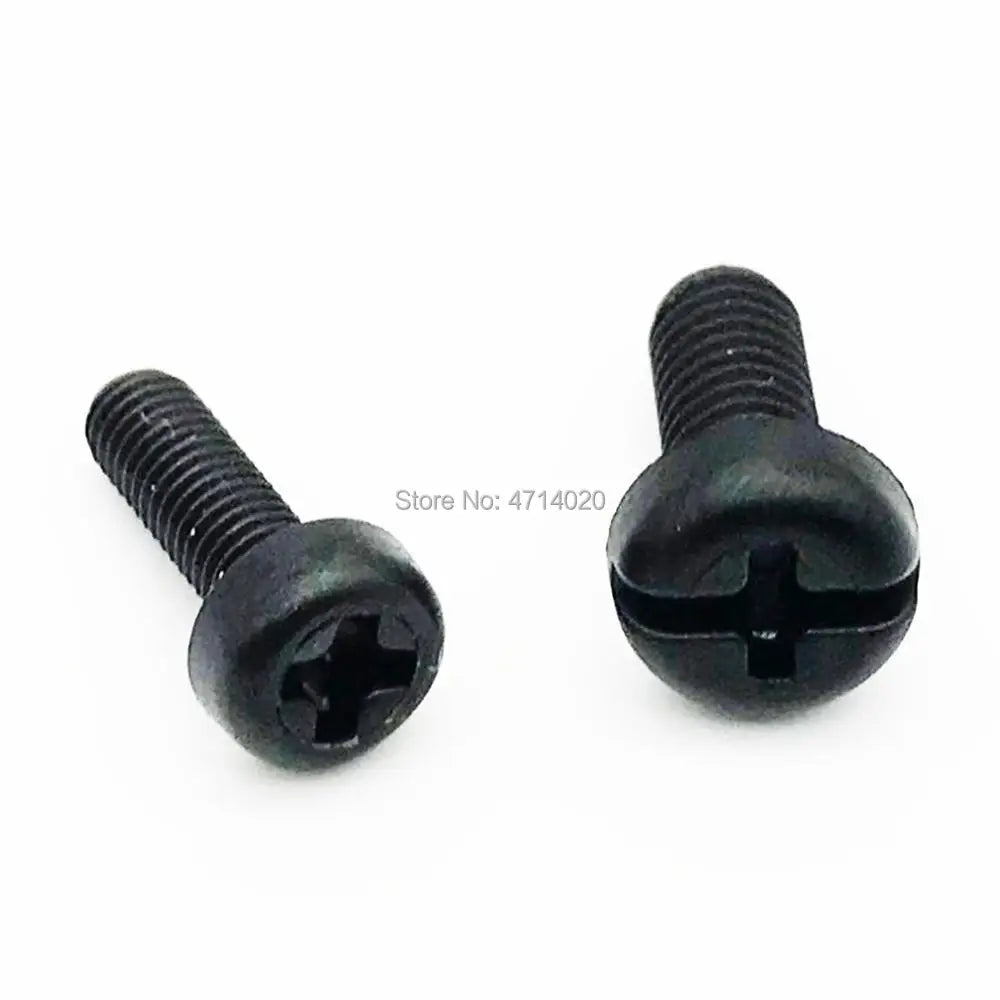 M2-M4_black_white_nylon_Phillips_pan_round_head_screw_bolt_for_electronics