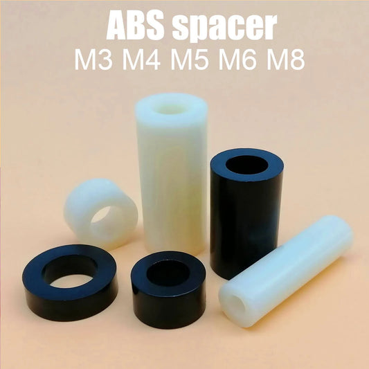 M3-M8_ABS_nylon_non-threaded_hollow_round_standoff_spacer_for_PCB_and_TV_mounting