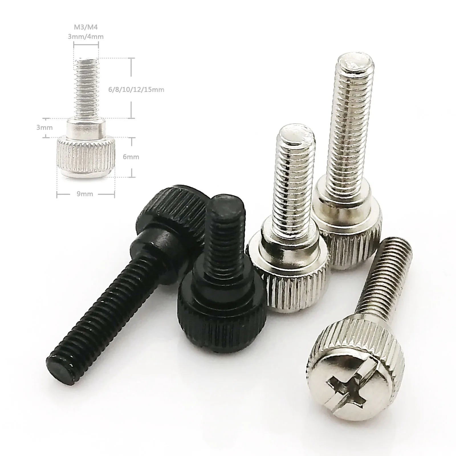 M3_M4_hand_tighten_thumbscrew_for_PC_computer_case_cover