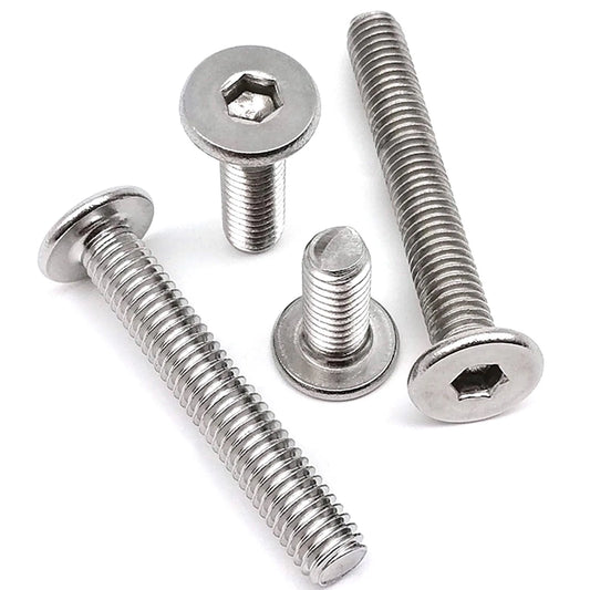 M3_M8_304_Stainless_Steel_Hex_Socket_Wafer_Head_Screws_Front_View