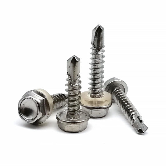 M4.2_M6.3_410_stainless_steel_external_hexagon_flange_head_self-tapping_screw_with_PVC_washer