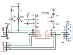 MAX3232 TTL to RS-232 Interface Module