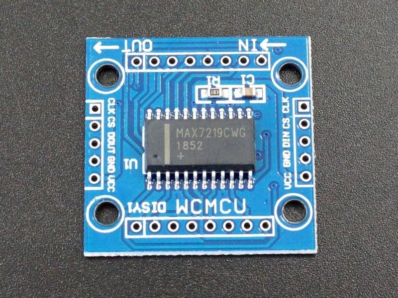 MAX7219 8×8 Dot Matrix Red Display Module Kit