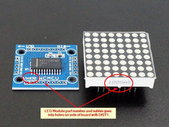 MAX7219 8×8 Dot Matrix Red Display Module Kit