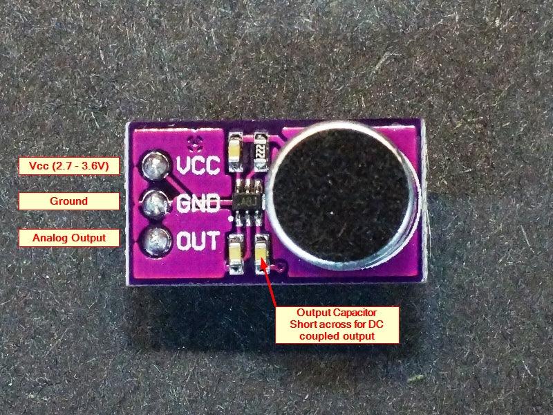 MAX9812L Microphone Amplifier Module