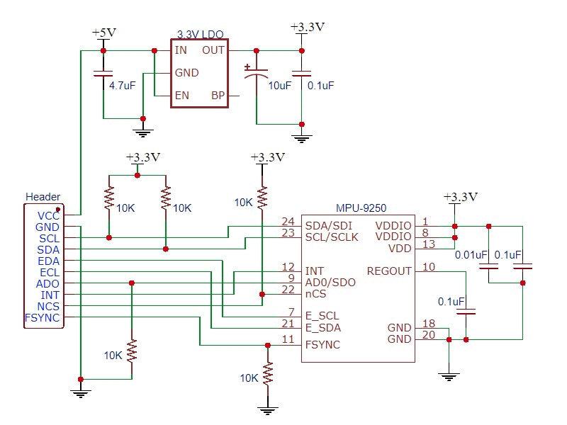 MPU-9250 3-Axis Accelerometer, Gyroscope & Magnetometer Sensor Module