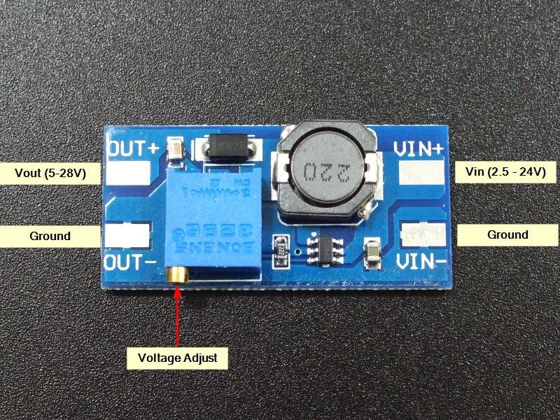 MT3608 Mini Adjustable DC-DC Boost Module