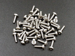 M3x10mm Phillips Pan Head Machine Screw SS (50-Pack)