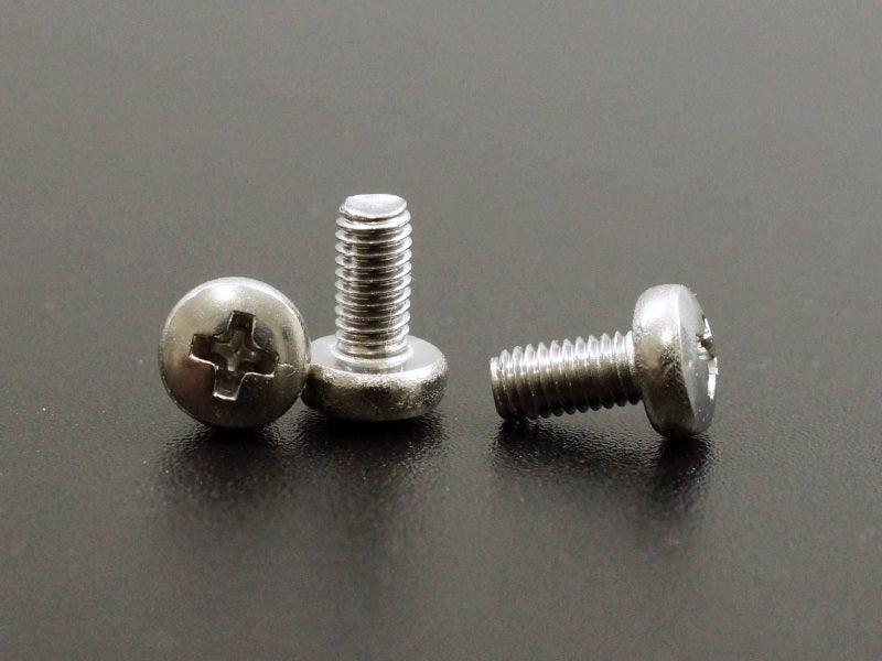 M3x6mm Phillips Pan Head Machine Screw SS (50-Pack)