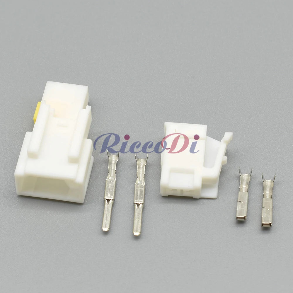 male and female automotive plug for 2 pin car audio speaker wiring harness