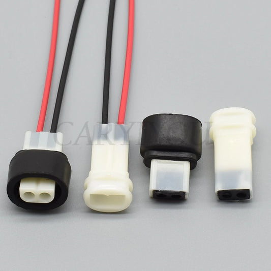 male female 2 pin automotive electrical plug suitable for motor vehicle power connections
