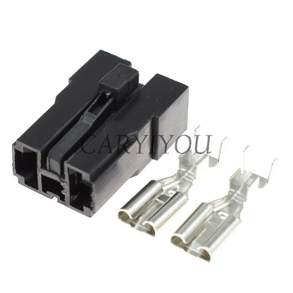 premium 2 pin male female unsealed connector for automotive electrical systems