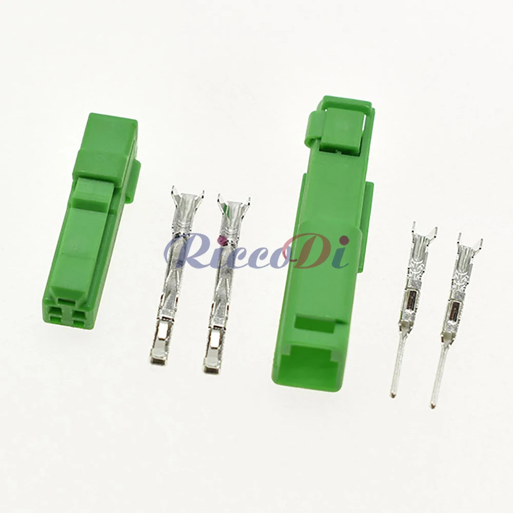 male and female automotive plug for secure 2 pin wire socket connections