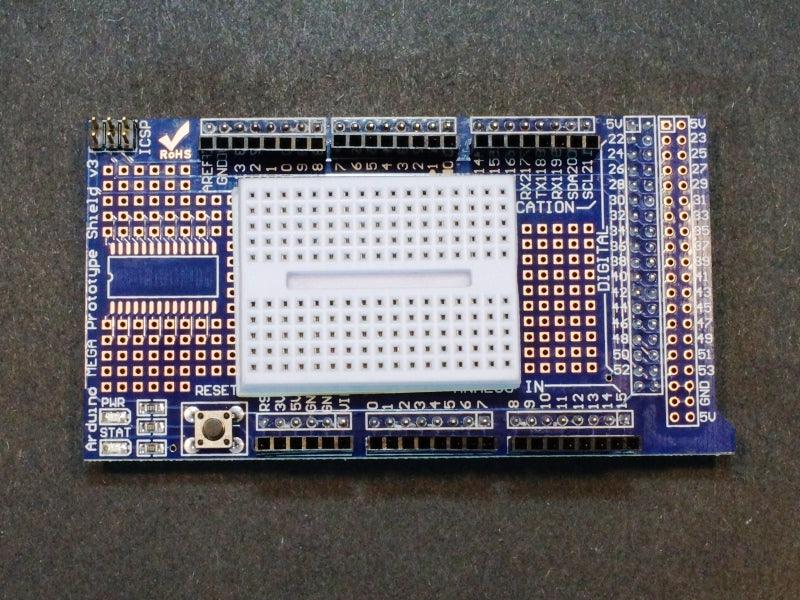 MEGA 2560 Proto Shield and SYB-170 Breadboard