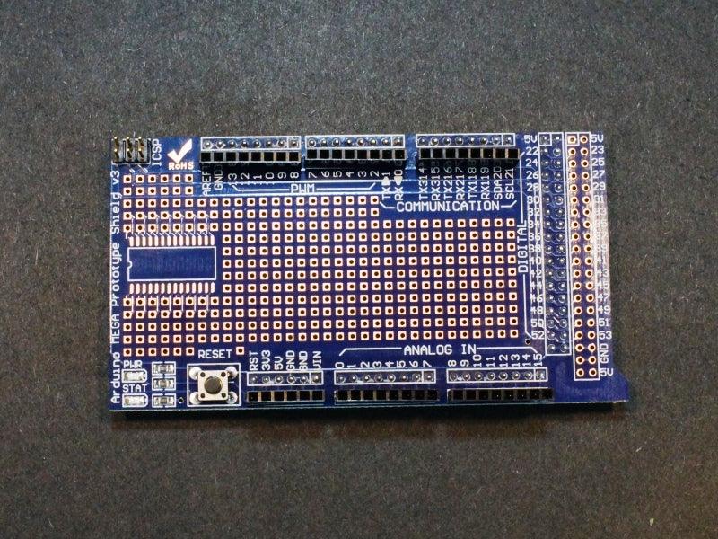 MEGA 2560 Proto Shield and SYB-170 Breadboard