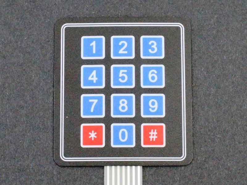 Membrane Keypad 4X3 Matrix