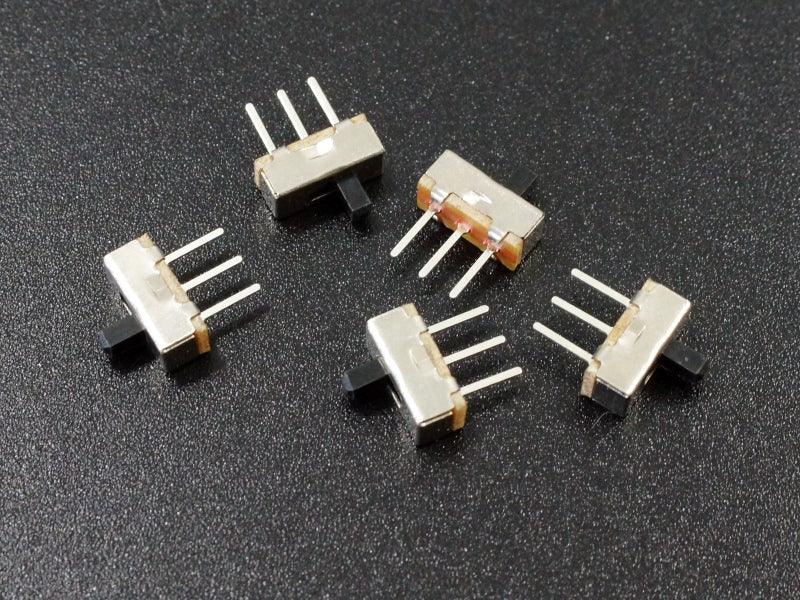 Miniature Slide Switch SPDT (5-Pack)