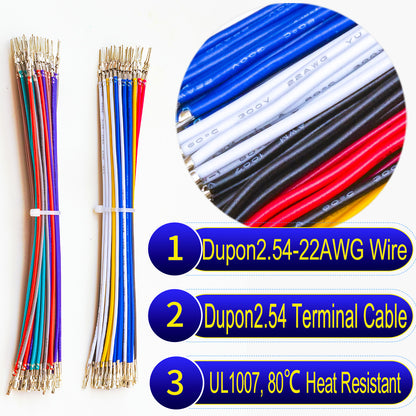 Molex 2.5mm Dupont Male to Female cable