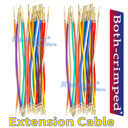Molex 2.5mm Dupont female to male pre-crimped terminal silicone cable