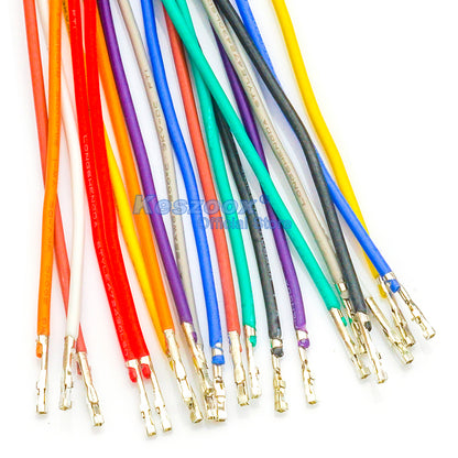 Molex 2.5mm Dupont male to male pre-crimped terminal silicone cable