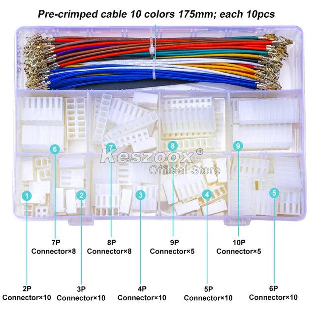 Molex connector kit connected to Arduino board