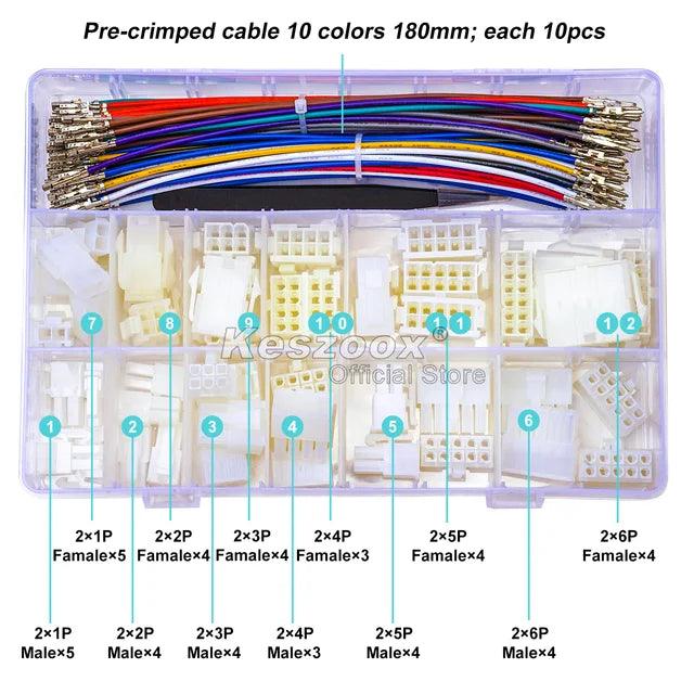 Molex connector kit connecting sensors in DIY electronics
