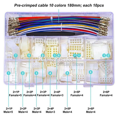 Molex connector kit connecting sensors in DIY electronics