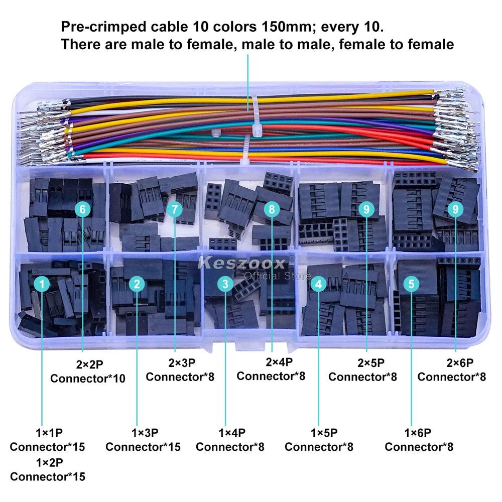 All components of Molex connector kit displayed together