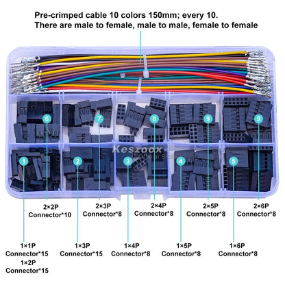 All components of Molex connector kit displayed together