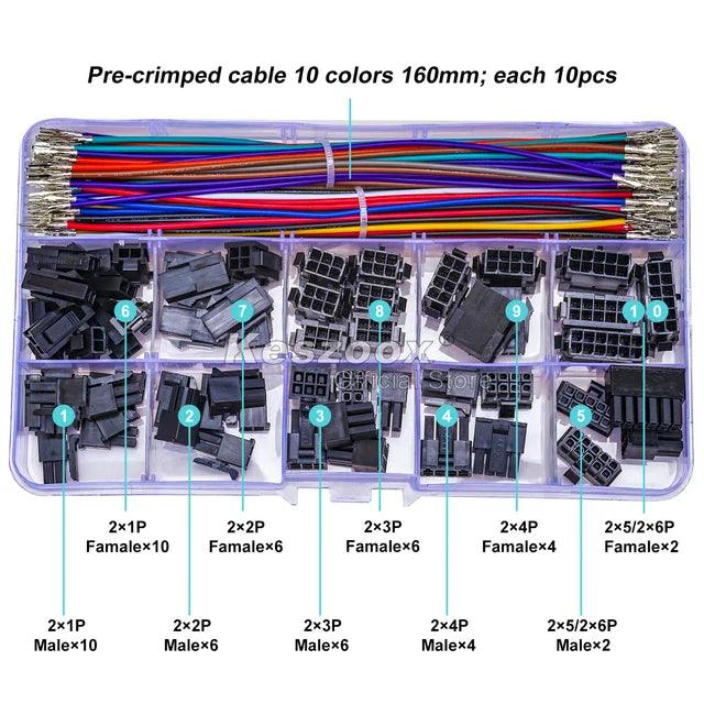 Molex Connector Male Female Connectors kit-12