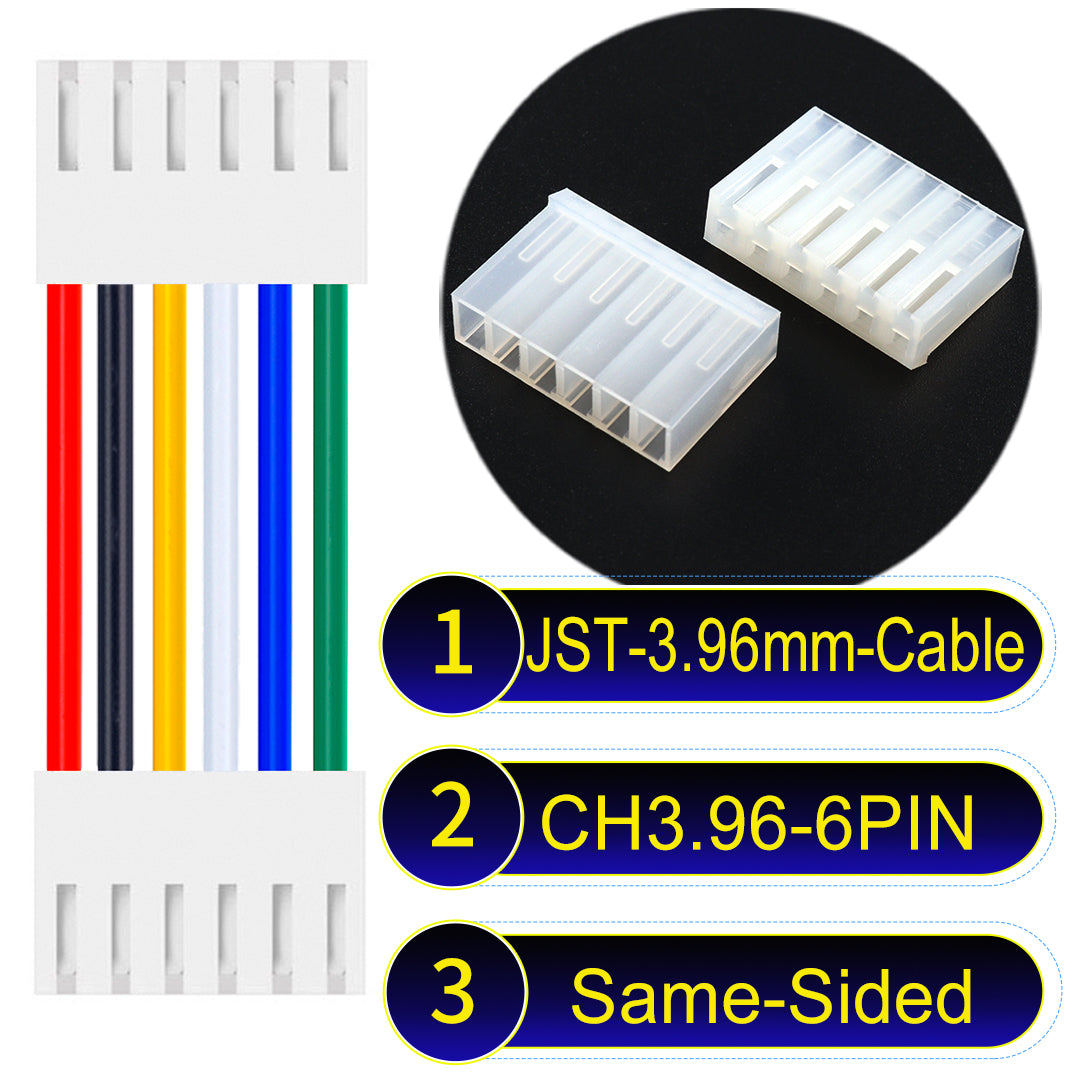 Molex KK3.96mm 6Pin Same-Side-Head UL1007 PVC Cable offers durability and versatility for electrical connections.
