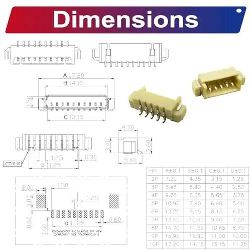 Molex MX1.25mm SMT Header Kit-4