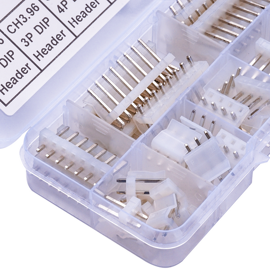 Complete Molex MX3.96 connector kit featuring 3.96mm pitch DIP header connectors for PCB use