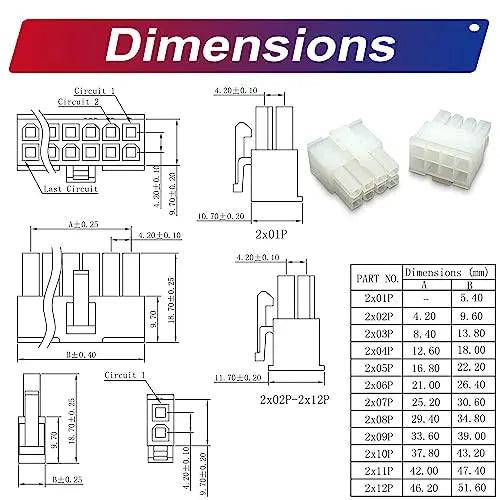 Molex MX4.2mm Male-Female Connector Kit-5