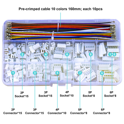 Close-up view of Molex MX5264 male and female connector housings