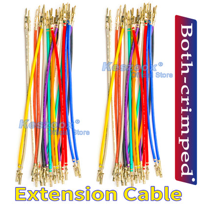 Molex Mini-Fit Jr 4.2mm pre-crimped terminal silicone cable