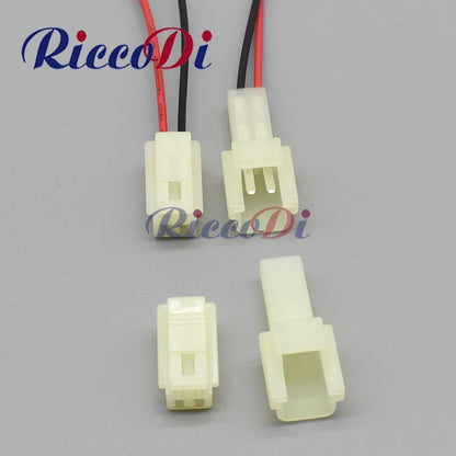 2 pin HM Series 090 female male electrical plug for motorcycle wiring harness