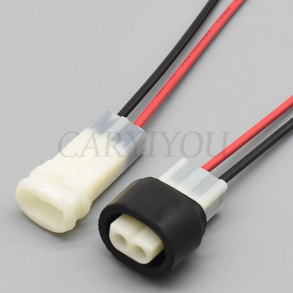 waterproof 2 pin connector for motorcycle and automotive wiring harness applications